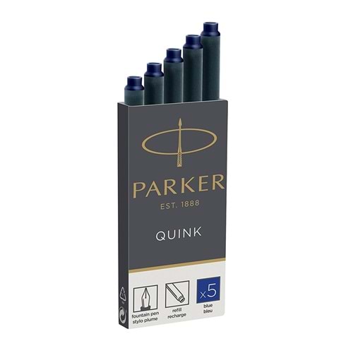 Parker Quink 5Li Kartuş Mavi