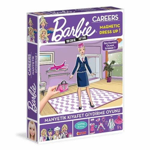 Diytoy Barbie Careers Manyetik Giydirme Oyunu