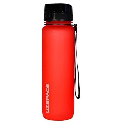 Uzspace 1000 ml Tritan Su Matarası 3038 Fantasy Kırmızı