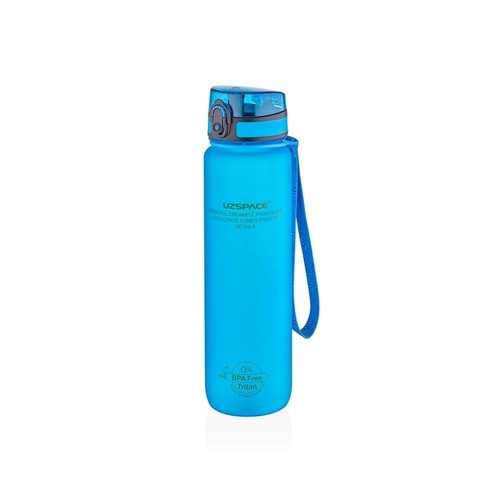 Uzspace 1000 ml Tritan Su Matarası 3038 Mavi