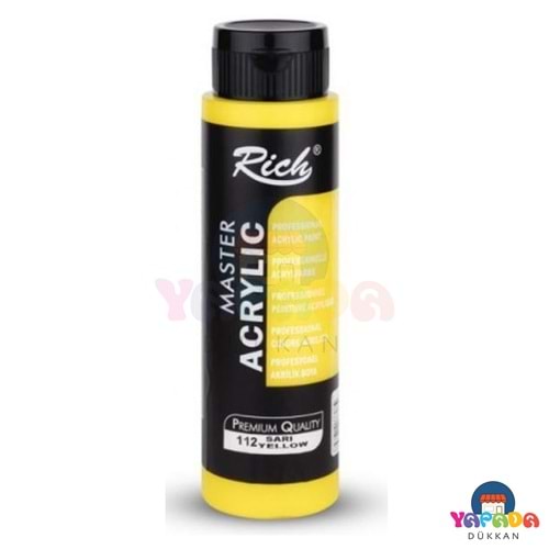 Rich Master 01964 500 ml Sarı Su Bazlı Akrilik Boya