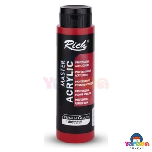 Rich Master 01681 500 ml Kırmızı Su Bazlı Akrilik Boya
