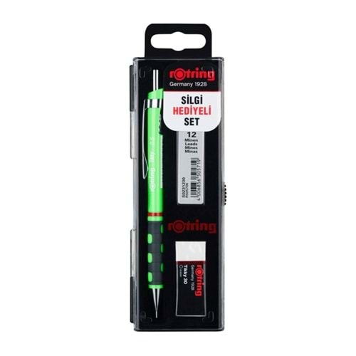 Rotring Tikky Mekanik Kurşun Kalem Set - Min Silgi 3'lü 0.5