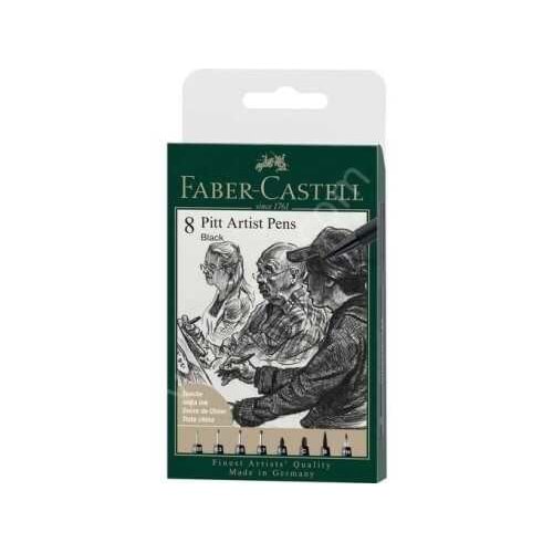 Faber Castell 8 Pitt Artist Pen The Black 2022