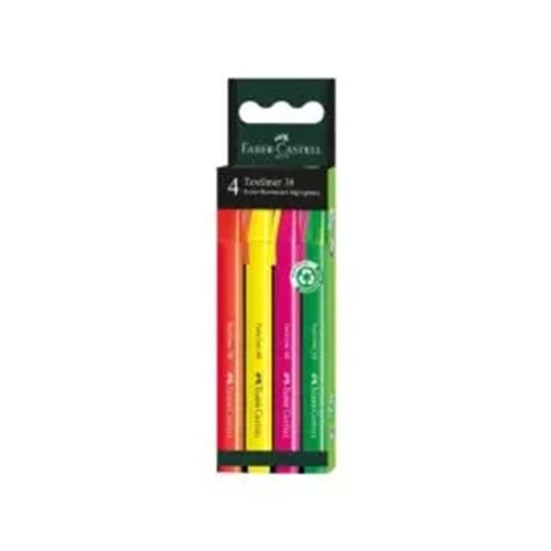 Faber Castell Texliner 38 4lü Set Neon