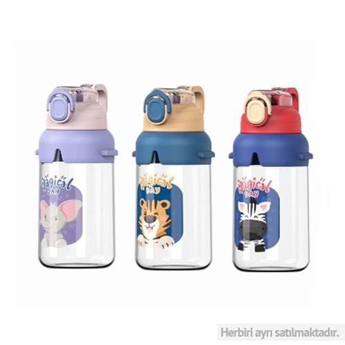 Vagonlife 650 Ml Karma Renk Tritan Su Matarası 2266