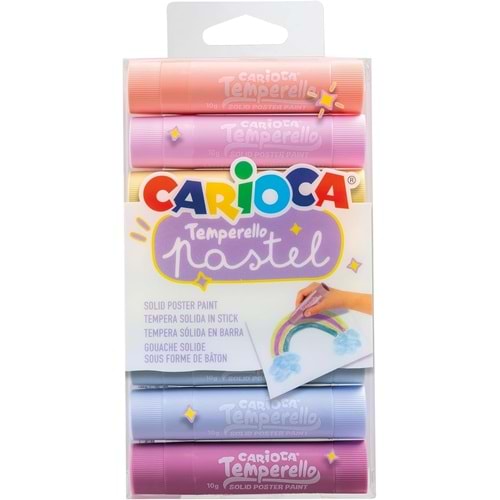 Carioca Temperello Stick Poster Boyama Kalemi Pastel 8'Li