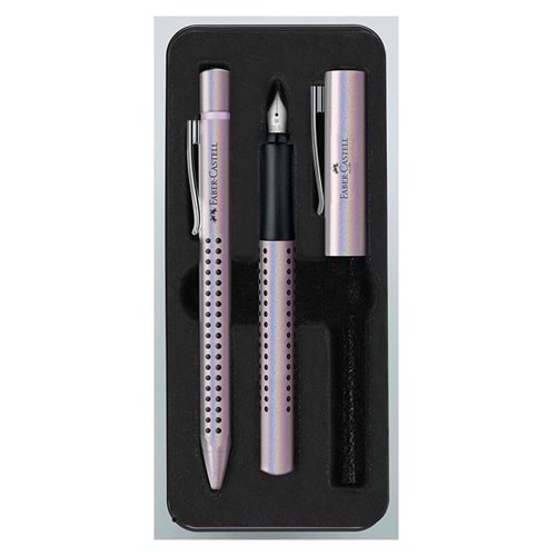Faber - Castell Grip 2010 Dolma Kalem Tükenmez Kalem Set İnci
