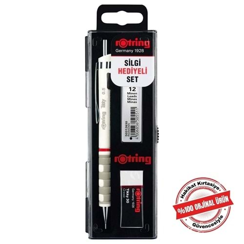 Rotring Tikky Min Silgi 3'lü Okul Seti- 0.5 Beyaz