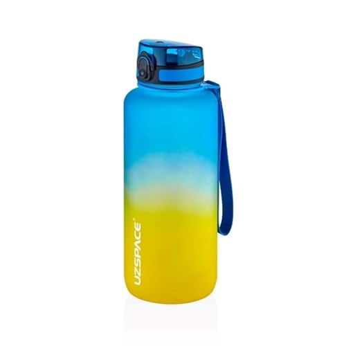 Uzspace 1500 Ml Tritan Su Matarası 3056 Mavi - Sarı
