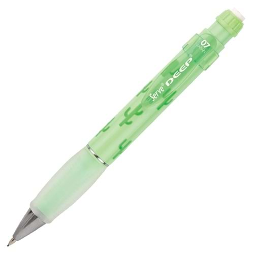 Serve Deep Doğa Serisi 0.7 Mekanik Uçlu Kalem Pastel Yeşil Kaktüs