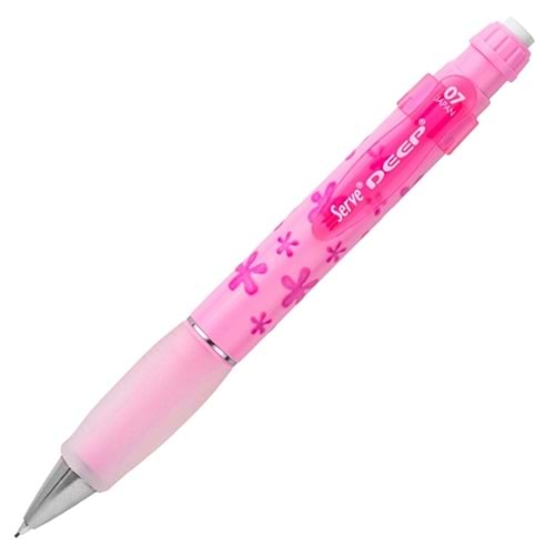 Serve Deep Doğa Serisi 0.7 Mekanik Uçlu Kalem Pastel Pembe Çiçek