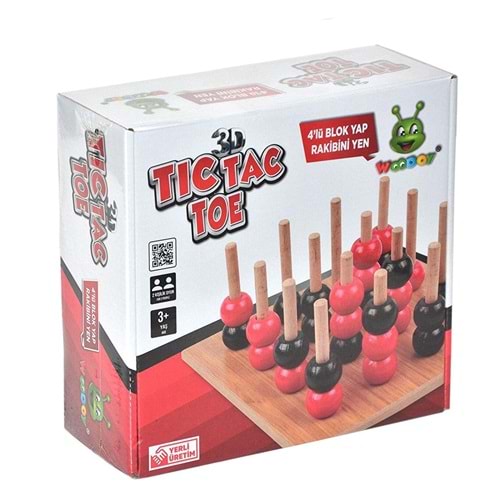 Woodoy 3D Tic Tac Toe