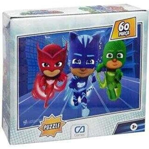 CA Puzzle 60 Parça PJ Masks Kutulu Puzzle