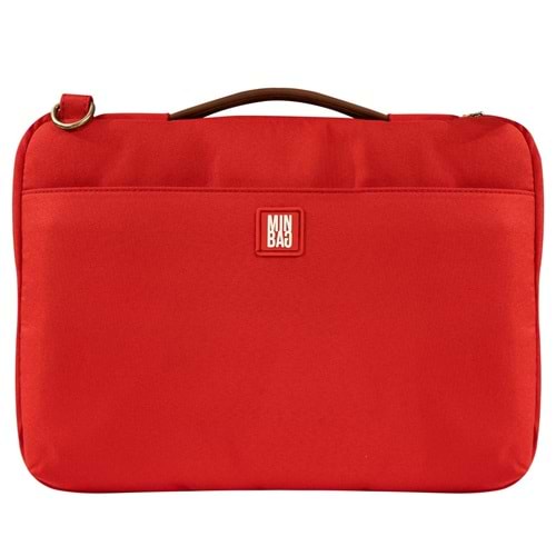 Minbag Lora 13'' Laptop ve Tablet Çantası Kırmızı