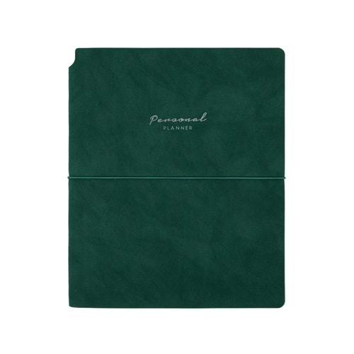 Victoria's Journals Kuka Personal Planner Defter 19x25 80 gr. 96 yp. Çizgili Yeşil