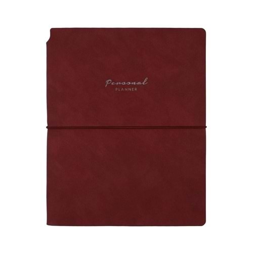 Victoria's Journals Kuka Personal Planner Defter 19x25 80 gr. 96 yp. Çizgili Kırmızı