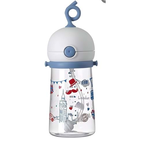 Vagonlife Rovco 350 Ml Pipetli Tritan Su Matarası London B-1031