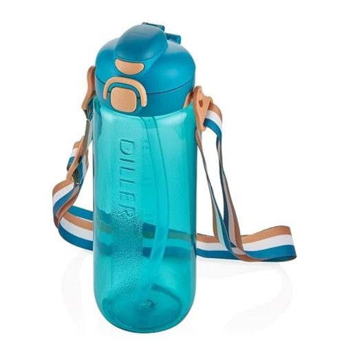 Vagonlife Diller 780 Ml Pipetli Çift Bölmeli Tritan Su Matarası D-68