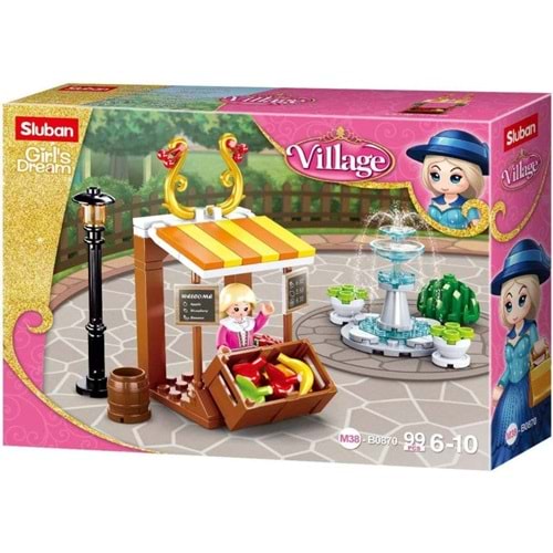 Sluban Girl's Dream Village Supermarket