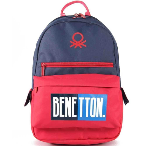 United Colors of Benetton 03789 Çok Renkli İki Ön Cepli Sırt Çantası