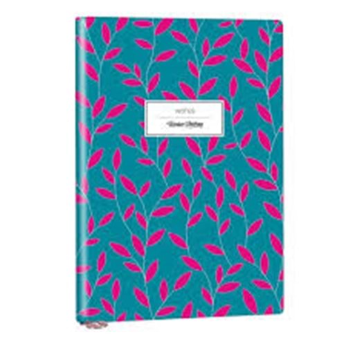 Victoria's Journals Smyth Flexy Soft Cover Notebook Mavi 14.8x21cm Çizgili
