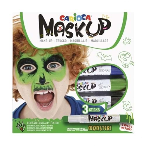 Carioca MaskUp Monster Yüz Boyası - 3 Renk
