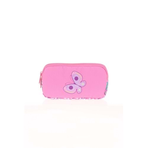 Kaukko Kids&Love 3 Bölmeli Kalem Çantası L8106 Rubber Butterfly