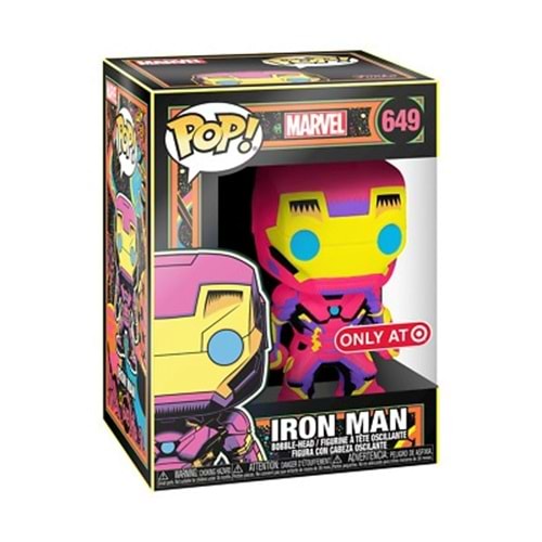 Funko POP Figür - Marvel: Black Light- Iron Man Special Edition