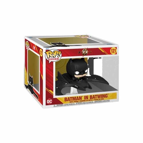 Funko POP Movies: The Flash- Rides Super Deluxe Batman In Batwing