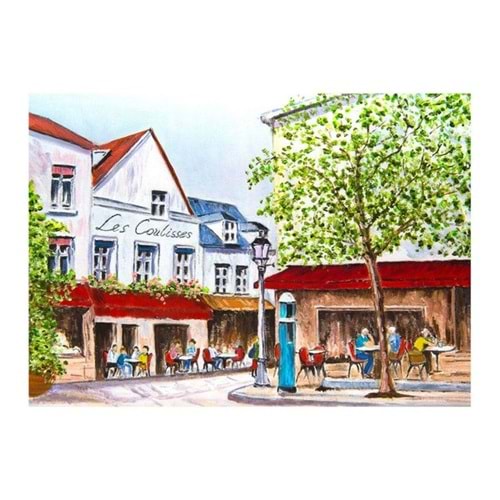 Keskin Color Köşedeki Kafe 1000'li Puzzle