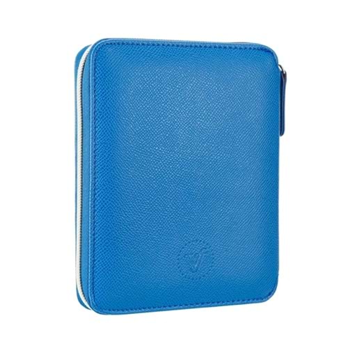 Victoria's Journals Zipper Folder Journal Blue 14.8x21cm