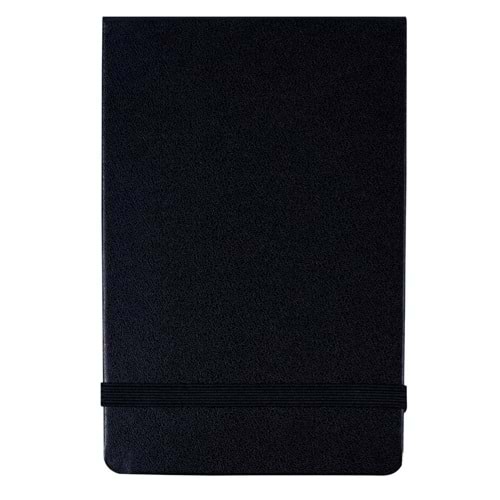 Victoria's Journals Venzi Sert Kapak Bloknot 13x21cm 192 syfa, 70 gsm Çizgili Siyah