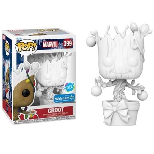 Funko POP! Figür: Marvel Holiday Groot D.I.Y. Special Edition