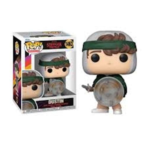 Funko POP Figür Television: Stranger Things Hunter Dustin With Shield