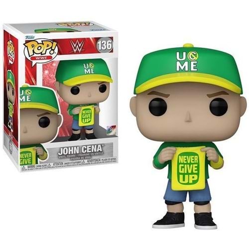 Funko POP Figür WWE: John Cena(Never Give Up)