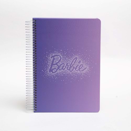 Space License Barbie Spiralli Mor Butik Defter Noktalı 96 Yaprak