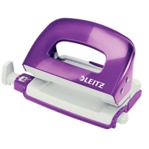 Leitz 50601062 Metalik Mor NeXXt Serisi WOW Metal Mini Ofis Delgeç 10 Sayfa