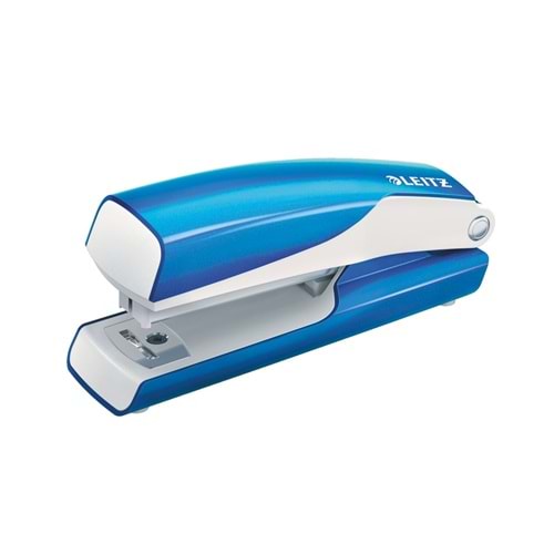 Leitz WOW Mini Zımba Makinesi 10 Sayfa Kapasiteli Metalik Mavi 5528-36