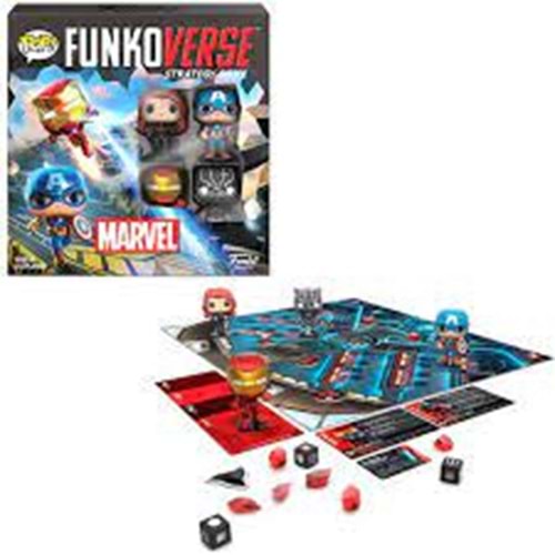 Funko Games - Funkoverse Strateji Oyunu: Marvel 100 4'lü Karakter Paketi Chase