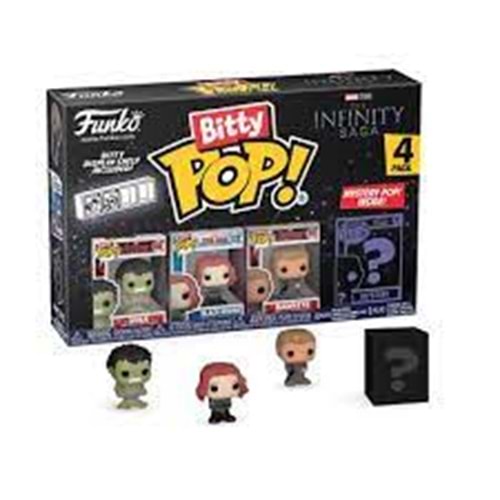 Funko Bitty POP Figür: Marvel- Hulk 4'lü Paket