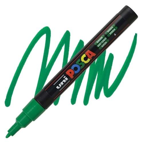 Uni Posca Akrilik Marker 0.9-1.3 Yeşil Pc-3M
