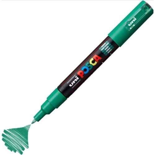 Uni Posca Akrilik Marker 0.7 Green Pc-1m