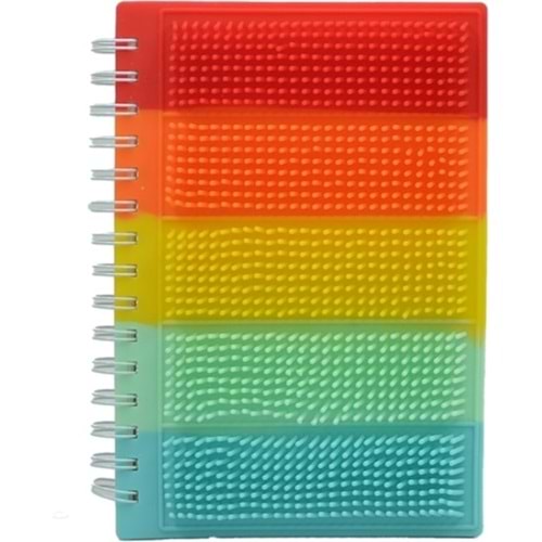 Taros Unick Color Tırtıklı Silikon A5 Defter