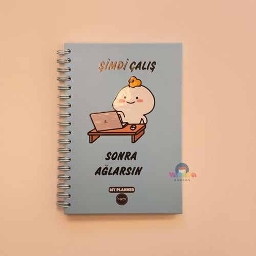 Bam My Planner Konuşan Ajanda - Şimdi Çalış Sonra Ağlarsın