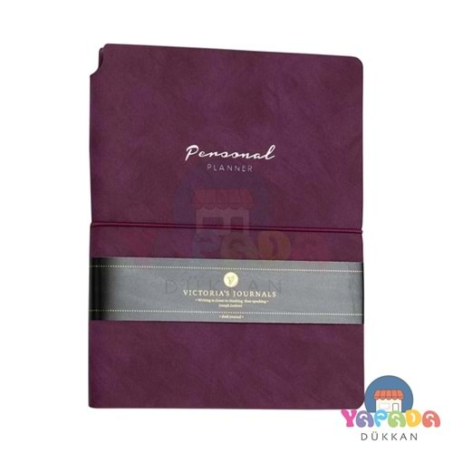 Victoria's Journals Bujo Kraft Süet Defter Süet 96 Yaprak