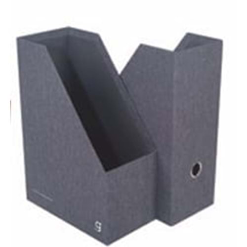 Gıpta Ex Magazinlik Offıce 2 Adet Karton Kumaş Siyah Ex17040-12X23x31