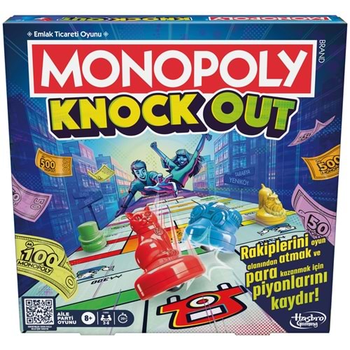 Hasbo Monopoly Knockout Kutu Oyunu