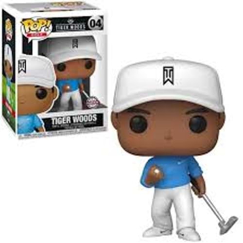 Funko POP! Figür: Golf Tiger Woods (Blue Shirt) Special Edition