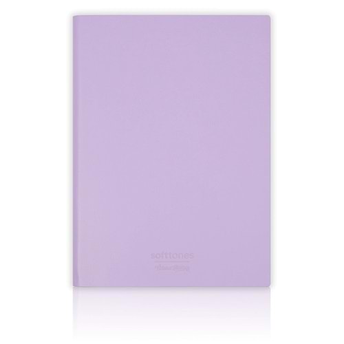 Victorias Journals Softtones Esnek kapak Defter A5 80 gr. Krem 128 yp. Noktalı Mor
